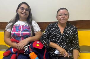 Mães de crianças beneficiadas com o programa. (Foto: ASCOM)