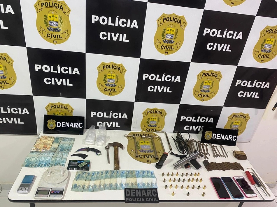 Operação prende membros de facções criminosas em Teresina.