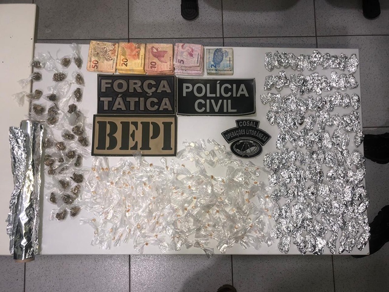 Polícia Apreende Grande Quantidade de Drogas em Parnaíba.