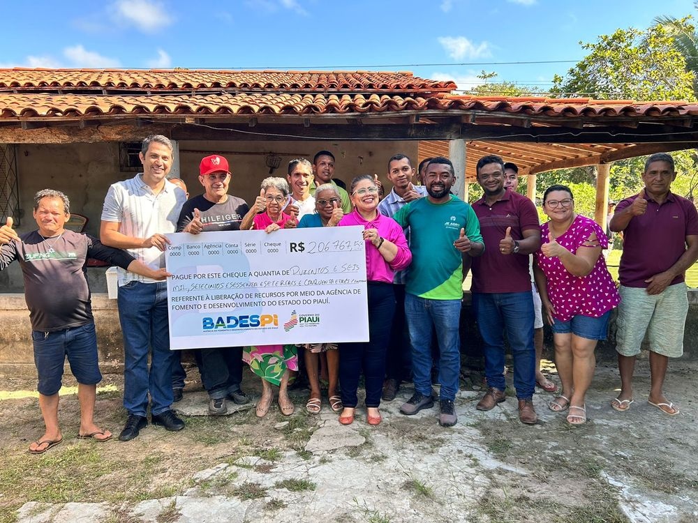 produtores rurais de Altos recebem recursos da Badespi.