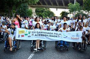 Caminhada da Acessibilidade em Teresina. (Foto: Divulgação)