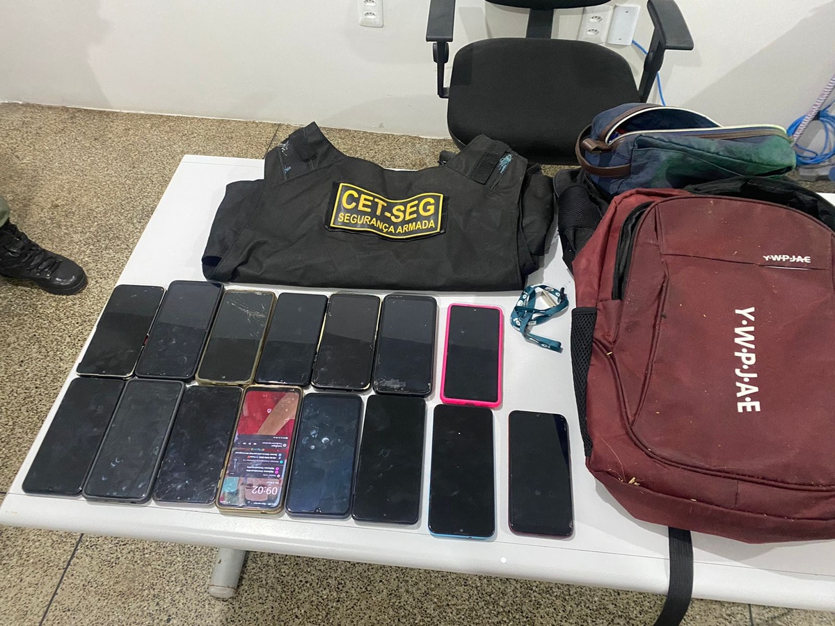 Celulares roubados na zona sudeste de Teresina.
