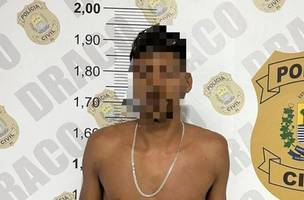 Homem acusado de atirar contra policial civil em Teresina. (Foto: Divulgação/ SSP-PI)