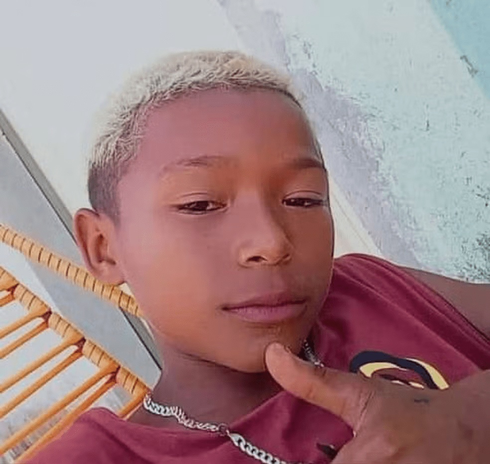 Társio Cosme de Nascimento da Cruz, de 12 anos.