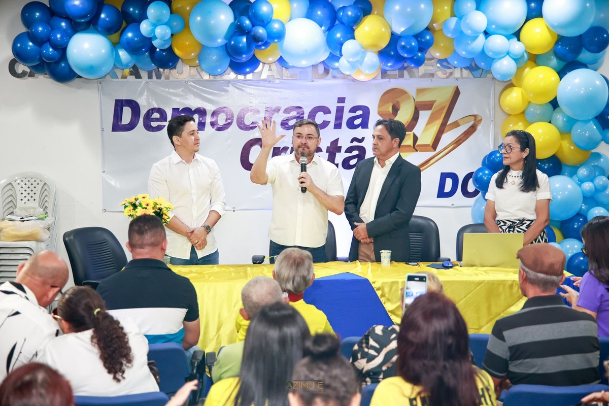 Democracia Cristã apoia Fábio Novo (PT) em convenção municipal.
