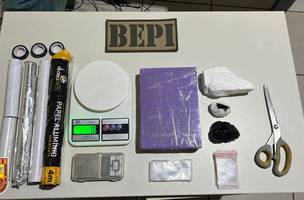 Apreensão de drogas. (Foto: Reprodução/Ascom)