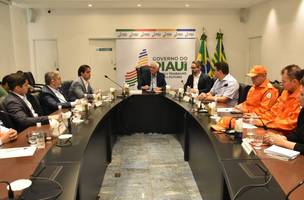 Governo do Piauí cria comitê de crise e intensifica ações após fortes chuvas. (Foto: Reprodução/ Ascom)