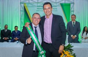 Moreninho (MDB) e Professor Flávio (MDB). (Foto: Reprodução/ Ascom)
