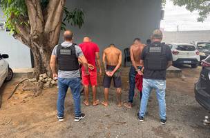 Três homens são presos por tráfico de drogas na zona leste de Teresina. (Foto: Ascom: SSPPI)