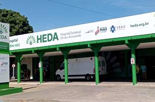 Hospital Regional de Parnaíba. (Foto: Divulgação/ Heda)