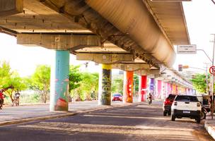 Avenida Maranhão, no Centro de Teresina. (Foto: Narcílio Costa/ Correio Piauiense)