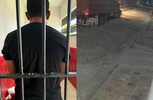 Caminhoneiro tenta estuprar mulher em Piripiri, foge e é preso na BR-343. (Foto: Divulgação/ PC-PI)