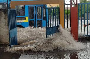 Imagens enviadas por profissionais da escola. (Foto: Arquivo pessoal)