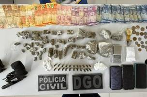 Materiais apreendidos durante a ação policial. (Foto: Divulgação/ PC-PI)
