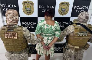 Mulher é presa por furtar R$ 200 mil em joias em Teresina. (Foto: Divulgação/ PC-PI)