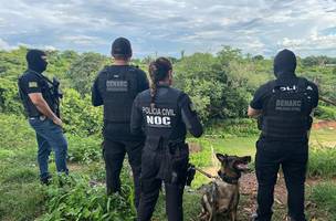 Operação contra tráfico de drogas em Teresina. (Foto: Divulgação/ SSP-PI)