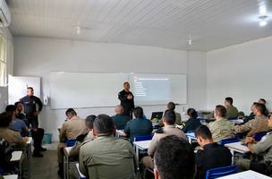 PM do Piauí recebe capacitação sobre câmeras e uso da força. (Foto: Divulgação/ SSP-PI)