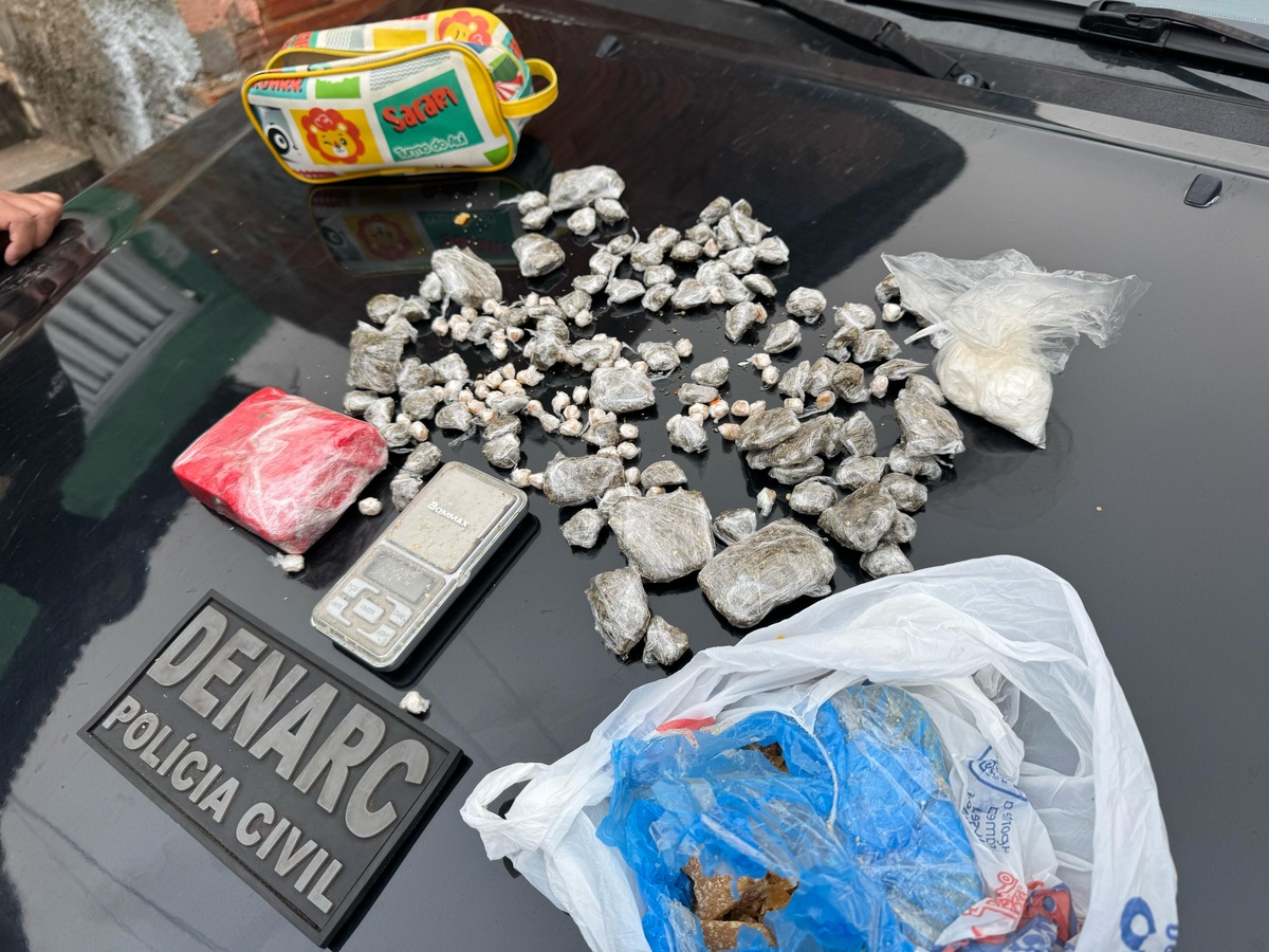 Polícia Civil prende líder do tráfico em operação na zona norte de Teresina.