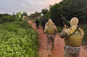 Polícia faz operação contra facções e prende suspeitos no Piauí. (Foto: Divulgação/ SSP-PI)
