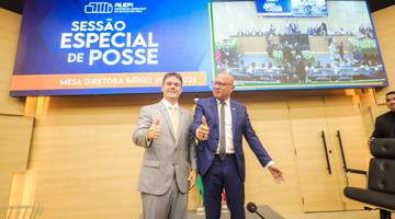 Posse da Mesa Diretora (Foto: Reprodução/ Assembleia Legislativa do Piauí)