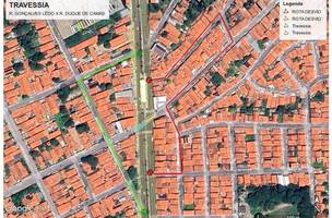 Bairro Água Mineral terá ruas interditadas para manutenção durante o final de semana. (Foto: Reprodução/ Google Mapas)