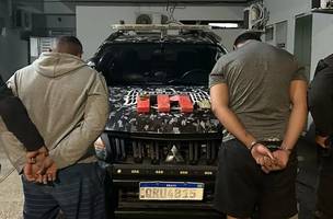 Dois homens são presos com drogas durante operação policial em Teresina. (Foto: Divulgação/ SSP-PI)