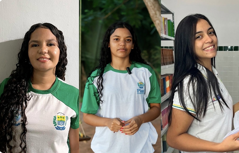 Estudantes selecionadas para representar o Piauí no na fase nacional do Parlamento Juvenil do Mercosul (PJM), em Foz do Iguaçu.