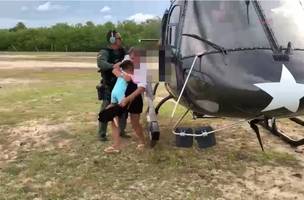 Família resgata após ficar ilhada em alto mar. (Foto: Ascom PMPI)