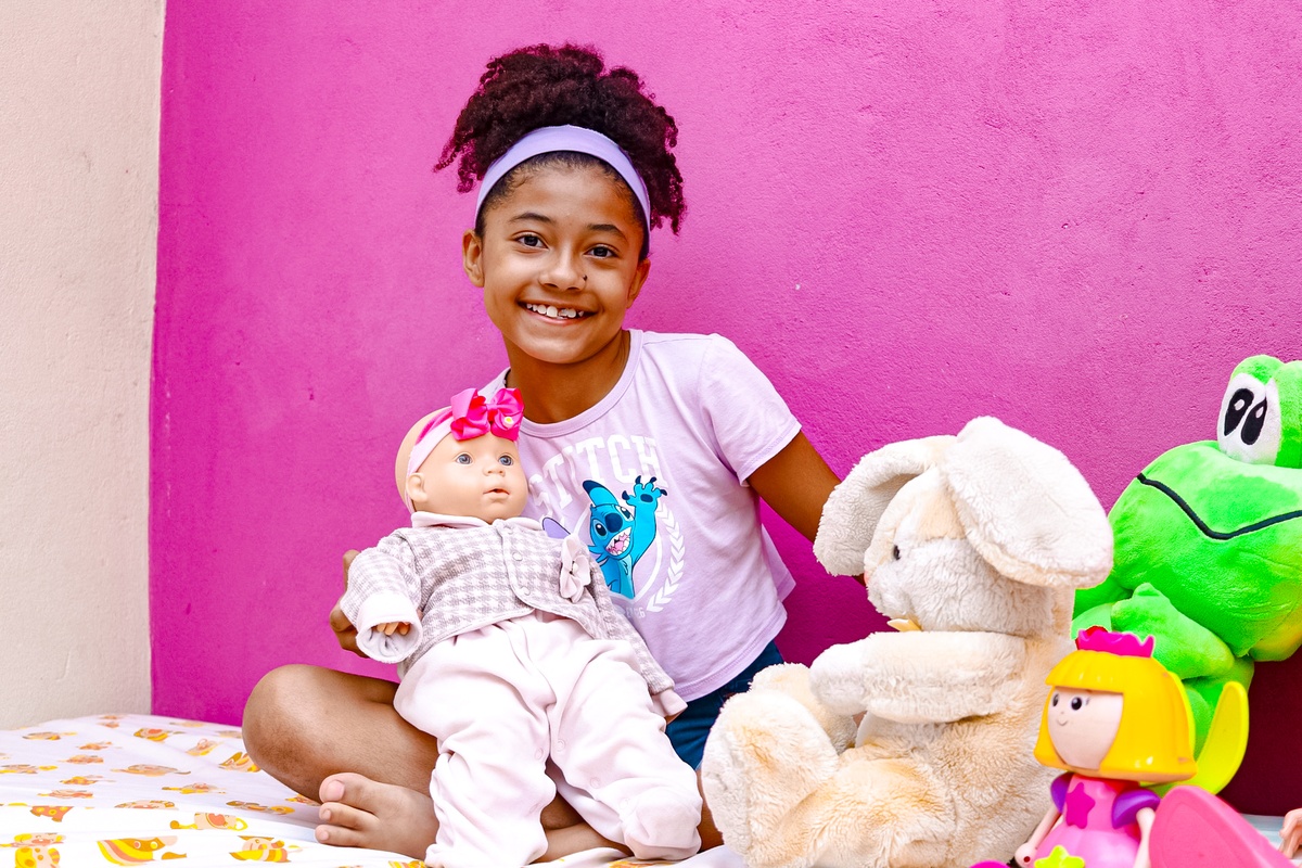 Giovanna de Jesus, de 11 anos.