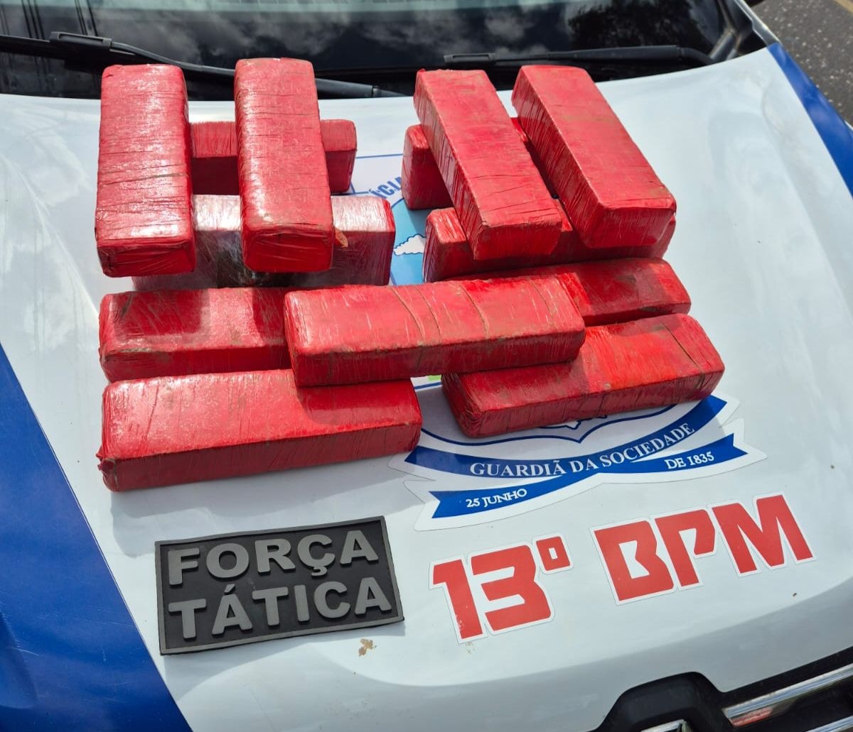 Homem é preso com 10 kg de maconha durante operação em Teresina.
