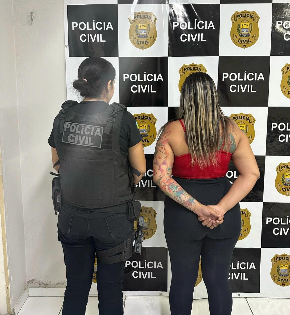 "Princesinha do tráfico é presa na  zona sudeste de Teresina