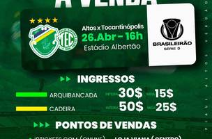 Altos inicia venda de ingressos. (Foto: Divulgação)