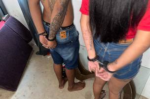 Blogueira é presa durante operação contra facção criminosa. (Foto: Divulgação/ SSP-PI)