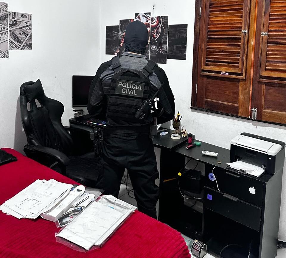 Polícia prende 20 suspeitos de fraudes bancárias no Piauí e Maranhão.