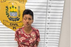 Condenada por roubo volta a ser presa em Parnaíba após violar regras do regime aberto. (Foto: Reprodução/ Polícia Civil)