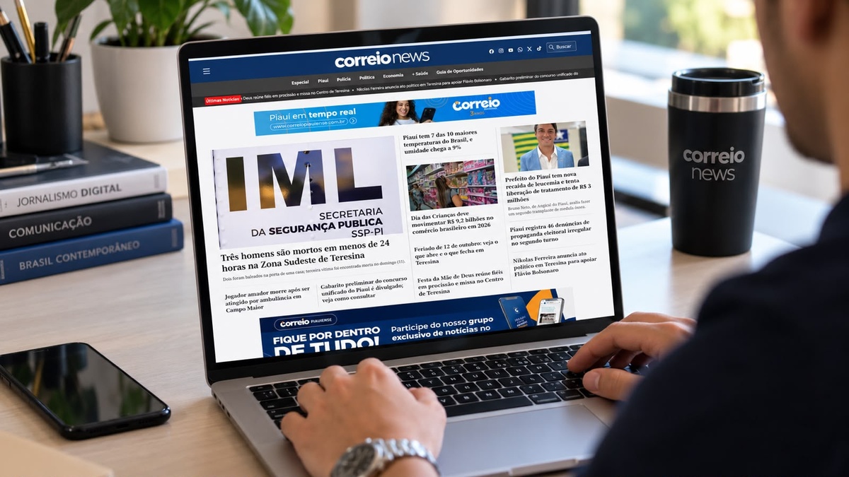 Correio News estreia nova identidade visual e amplia aposta no jornalismo digital.