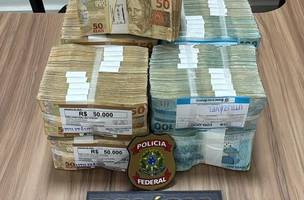 Três homens são presos com R$ 750 mil em espécie em Picos, no Piauí (Foto: Foto: Polícia Federal)